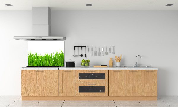 Achterwand keuken Gras