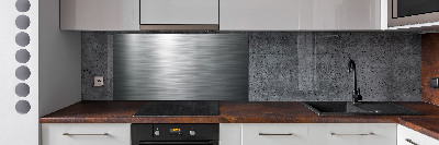 Keuken achterwand Metalen achtergrond