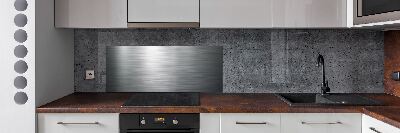 Keuken achterwand Metalen achtergrond