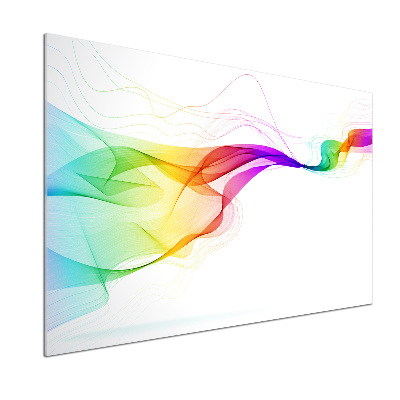 Glazen achterwand keuken Kleurrijke abstractie