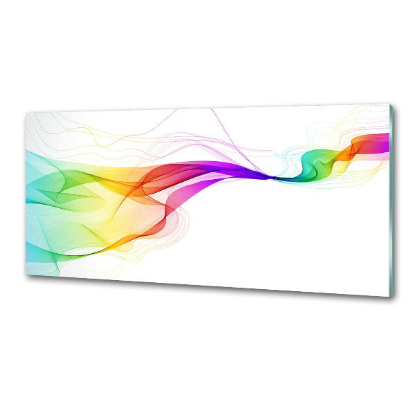 Glazen achterwand keuken Kleurrijke abstractie