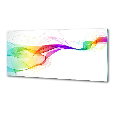 Glazen achterwand keuken Kleurrijke abstractie