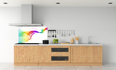 Glazen achterwand keuken Kleurrijke abstractie