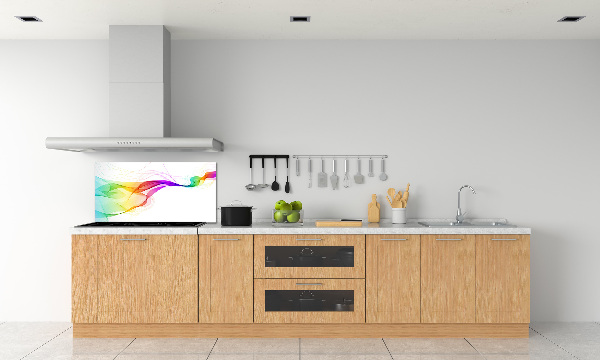 Glazen achterwand keuken Kleurrijke abstractie