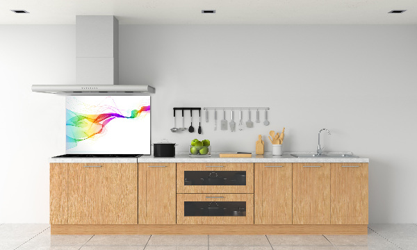 Glazen achterwand keuken Kleurrijke abstractie