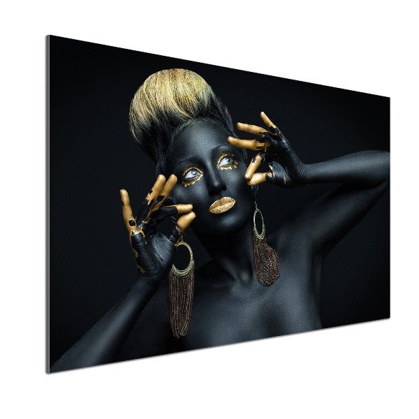 Panel do kuchni Kobieta w czerni