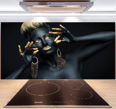 Panel do kuchni Kobieta w czerni