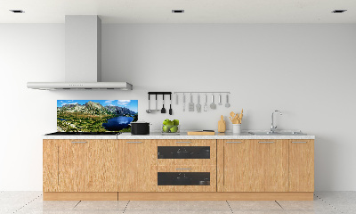 Achterwand keuken Een vallei in de bergen