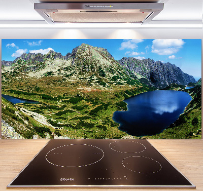 Achterwand keuken Een vallei in de bergen