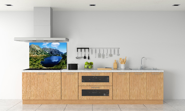 Achterwand keuken Een vallei in de bergen