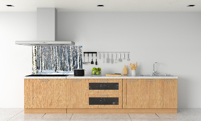 Keuken achterwand Bos in de winter