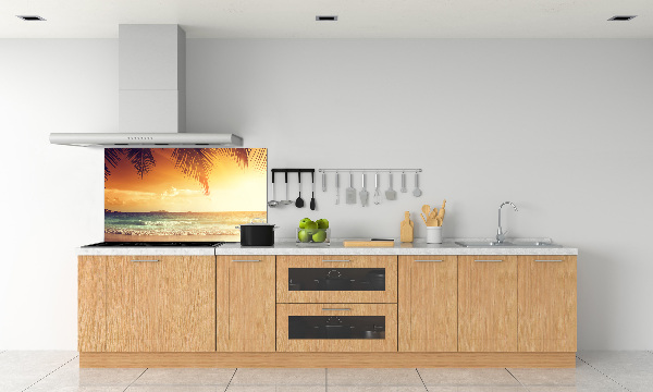 Panel do kuchni Tropikalna plaża