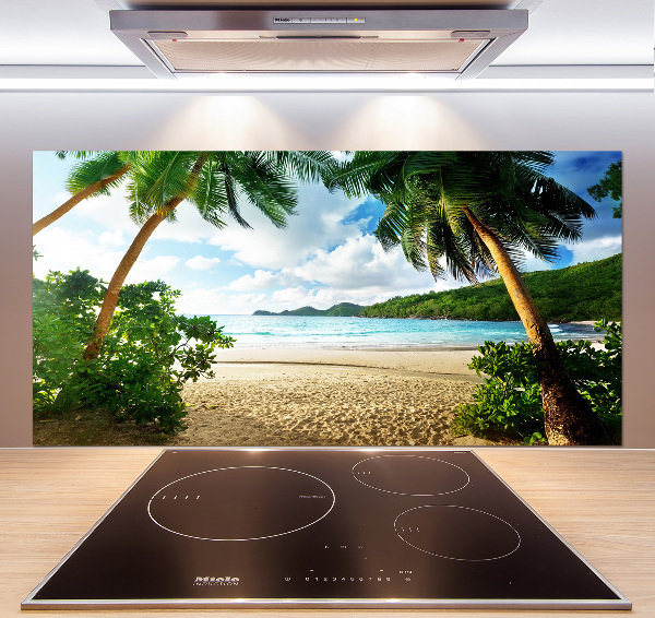 Panel do kuchni Palmy na plaży