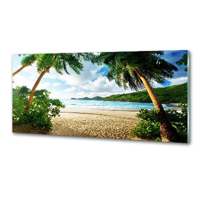 Panel do kuchni Palmy na plaży