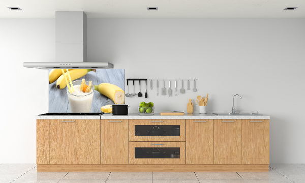 Achterwand keuken Bananencocktail