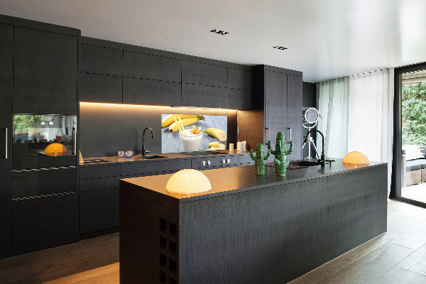 Achterwand keuken Bananencocktail