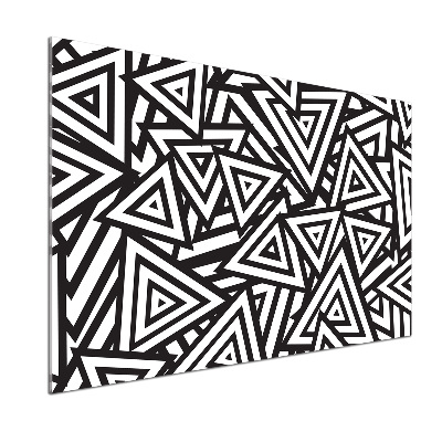 Panel dekor szkło Trójkąty tło