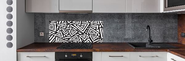 Keuken achterwand Achtergrond met driehoeken
