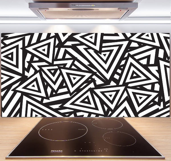 Keuken achterwand Achtergrond met driehoeken