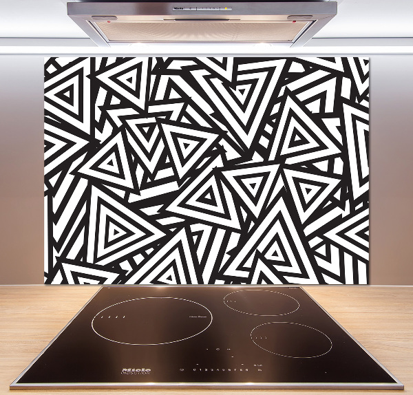 Keuken achterwand Achtergrond met driehoeken