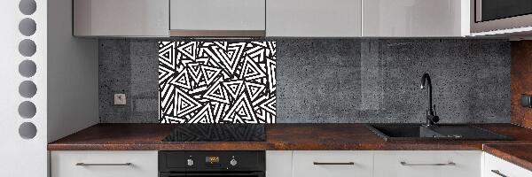Keuken achterwand Achtergrond met driehoeken