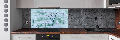 Glazen achterwand keuken Grote mantelkruid