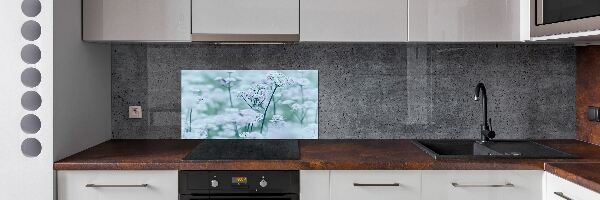 Glazen achterwand keuken Grote mantelkruid