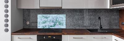 Glazen achterwand keuken Grote mantelkruid