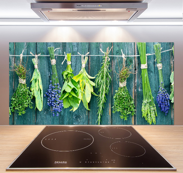 Panel do kuchni Zioła na sznurku