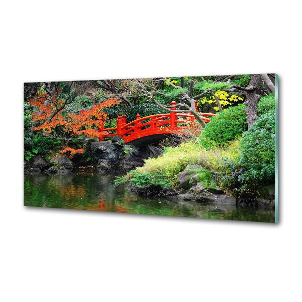 Achterwand keuken Japanse tuin