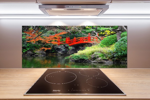 Achterwand keuken Japanse tuin