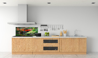 Achterwand keuken Japanse tuin