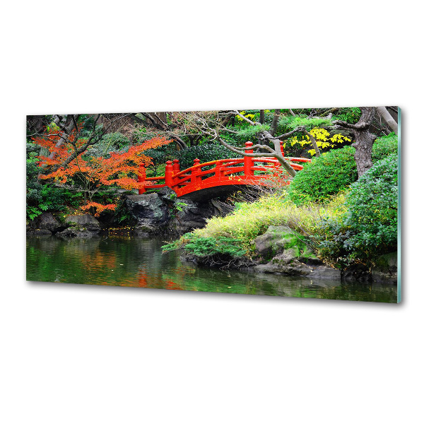Achterwand keuken Japanse tuin