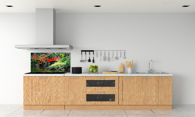 Achterwand keuken Japanse tuin
