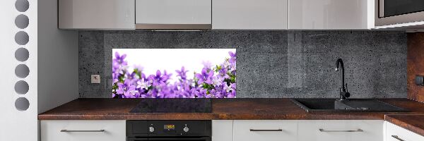 Achterwand keuken Paarse klokjes