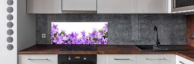 Achterwand keuken Paarse klokjes