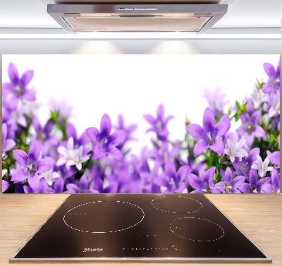Achterwand keuken Paarse klokjes