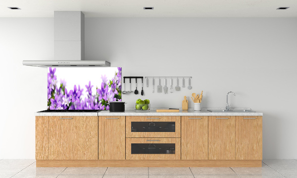 Achterwand keuken Paarse klokjes