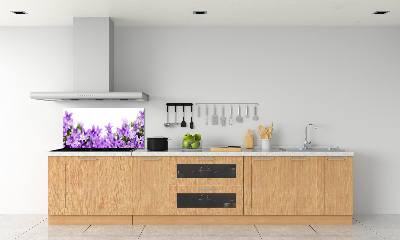 Achterwand keuken Paarse klokjes