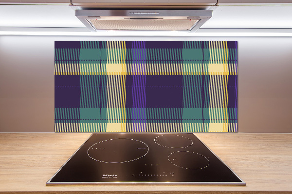 Achterwand keuken Geruite textuur