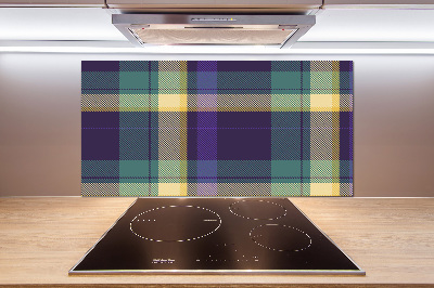 Achterwand keuken Geruite textuur
