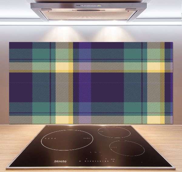 Achterwand keuken Geruite textuur