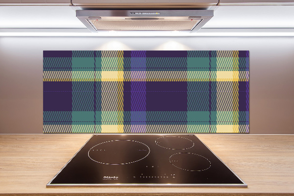 Achterwand keuken Geruite textuur