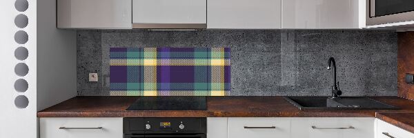 Achterwand keuken Geruite textuur