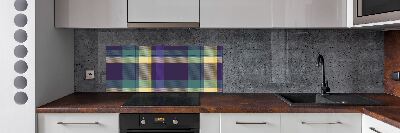 Achterwand keuken Geruite textuur