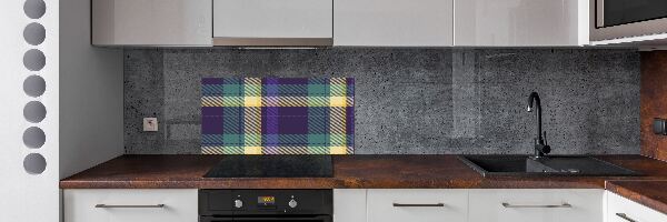 Achterwand keuken Geruite textuur