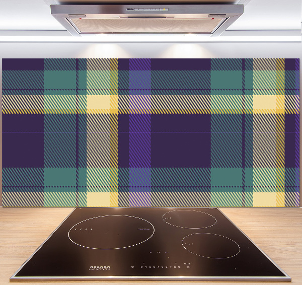Achterwand keuken Geruite textuur