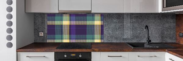 Achterwand keuken Geruite textuur