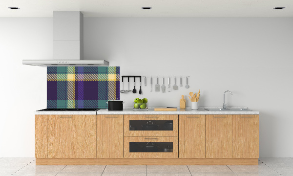 Achterwand keuken Geruite textuur