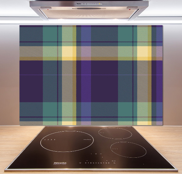Achterwand keuken Geruite textuur